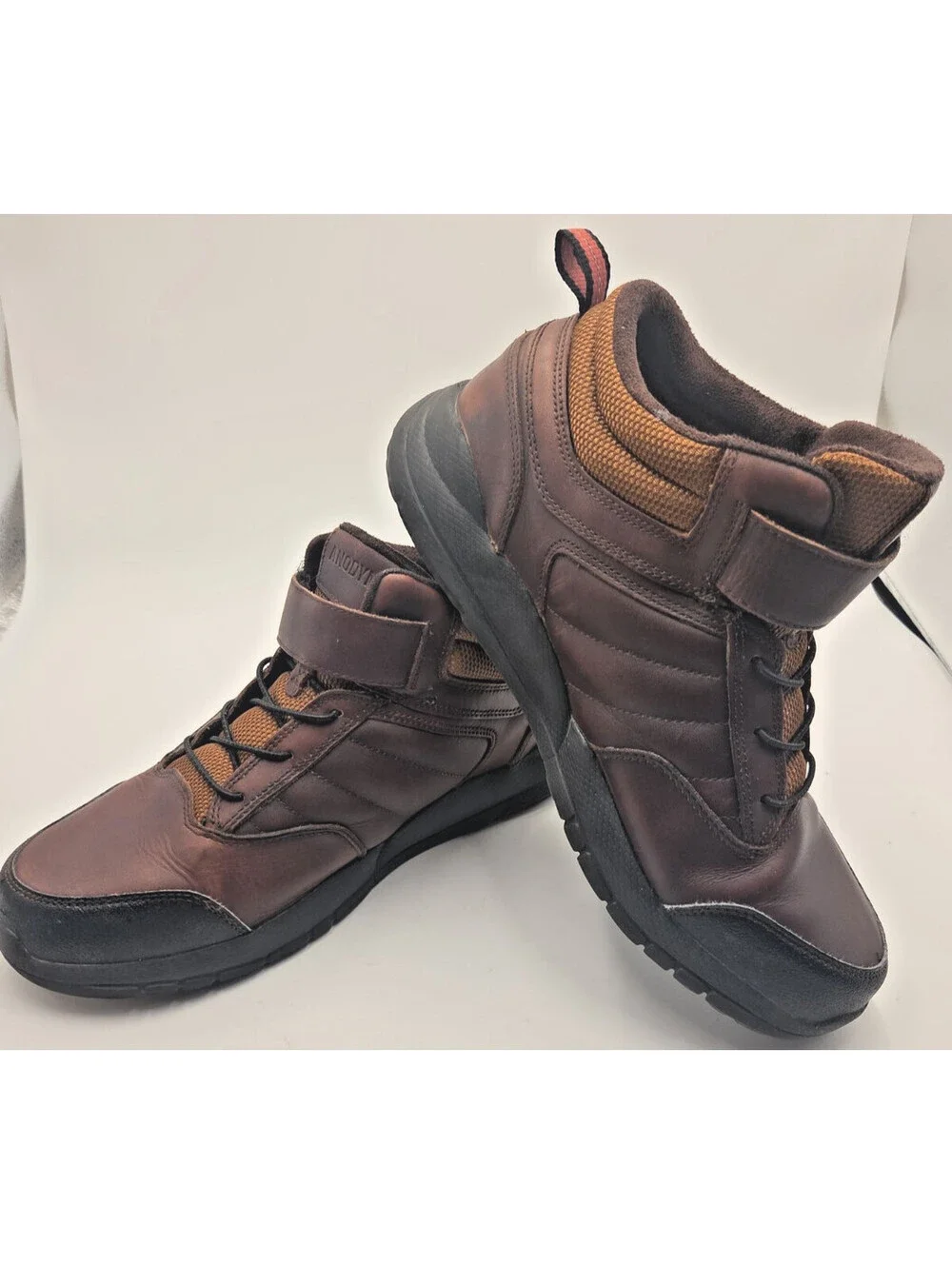 Anodyne No. 56 Trail Boots Men's 11.5W Brown Leather Hiking Diabetic Wide